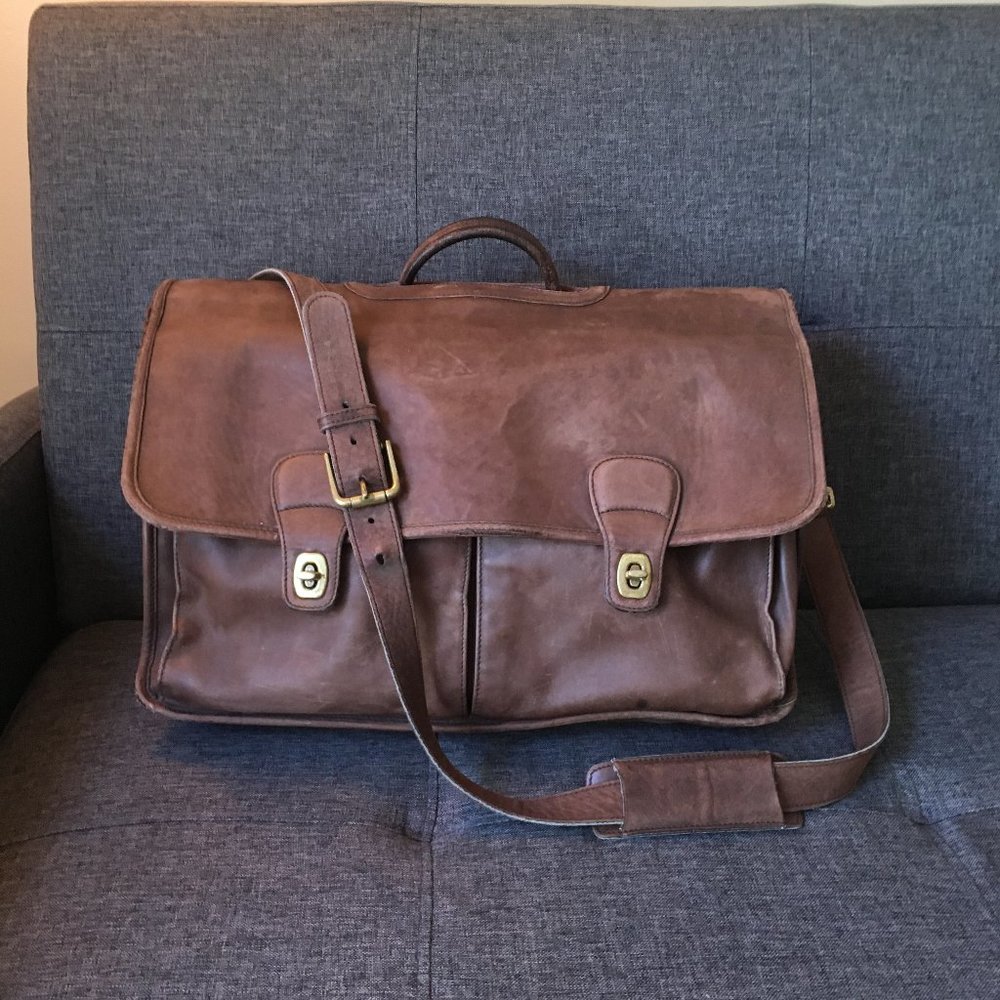 Coach Leather Briefcase